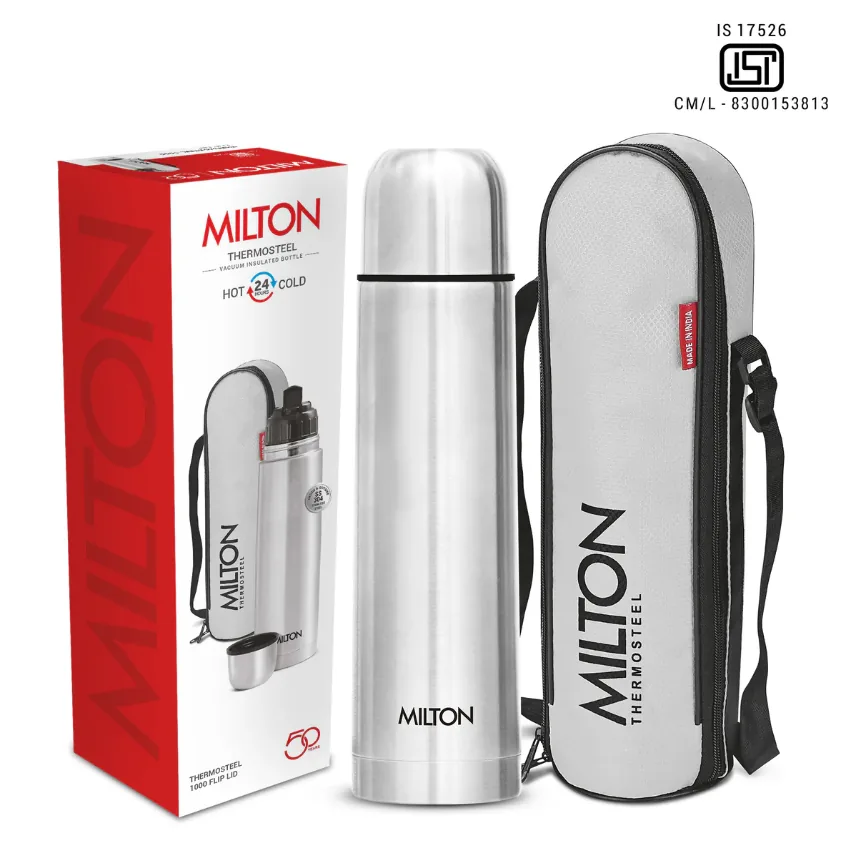 Milton Thermosteel Flip Lid Flask 1000 ml